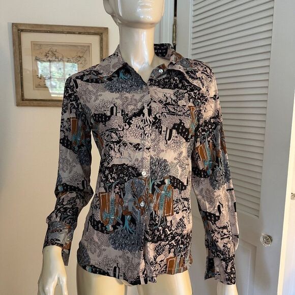 Vintage Patterned Button Down - Picture 9 of 11